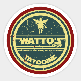 WATTO'S SHOP Sticker